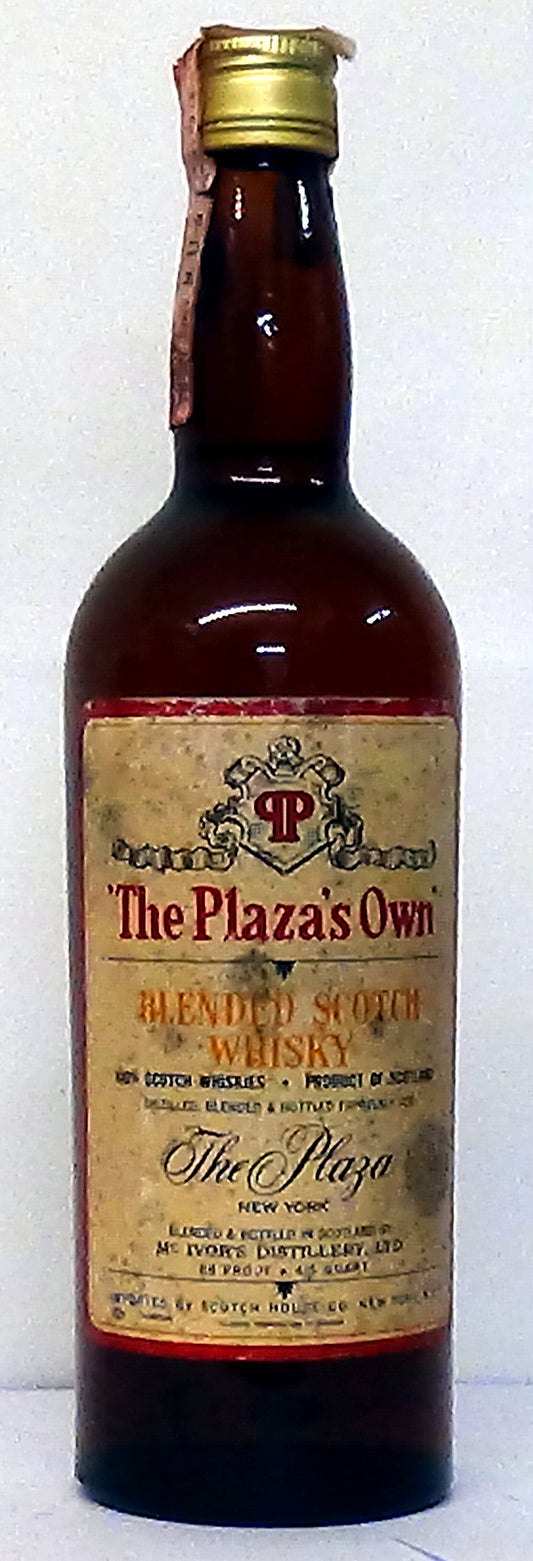 1960s The Plaza’s Own Blended Scotch