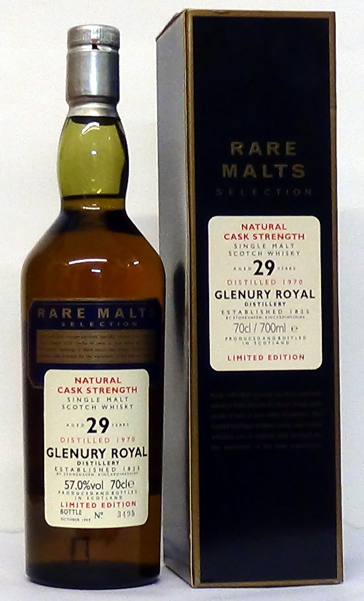 1970 Glenury Royal 29 Year Old Rare Malts Selection 57% Vol