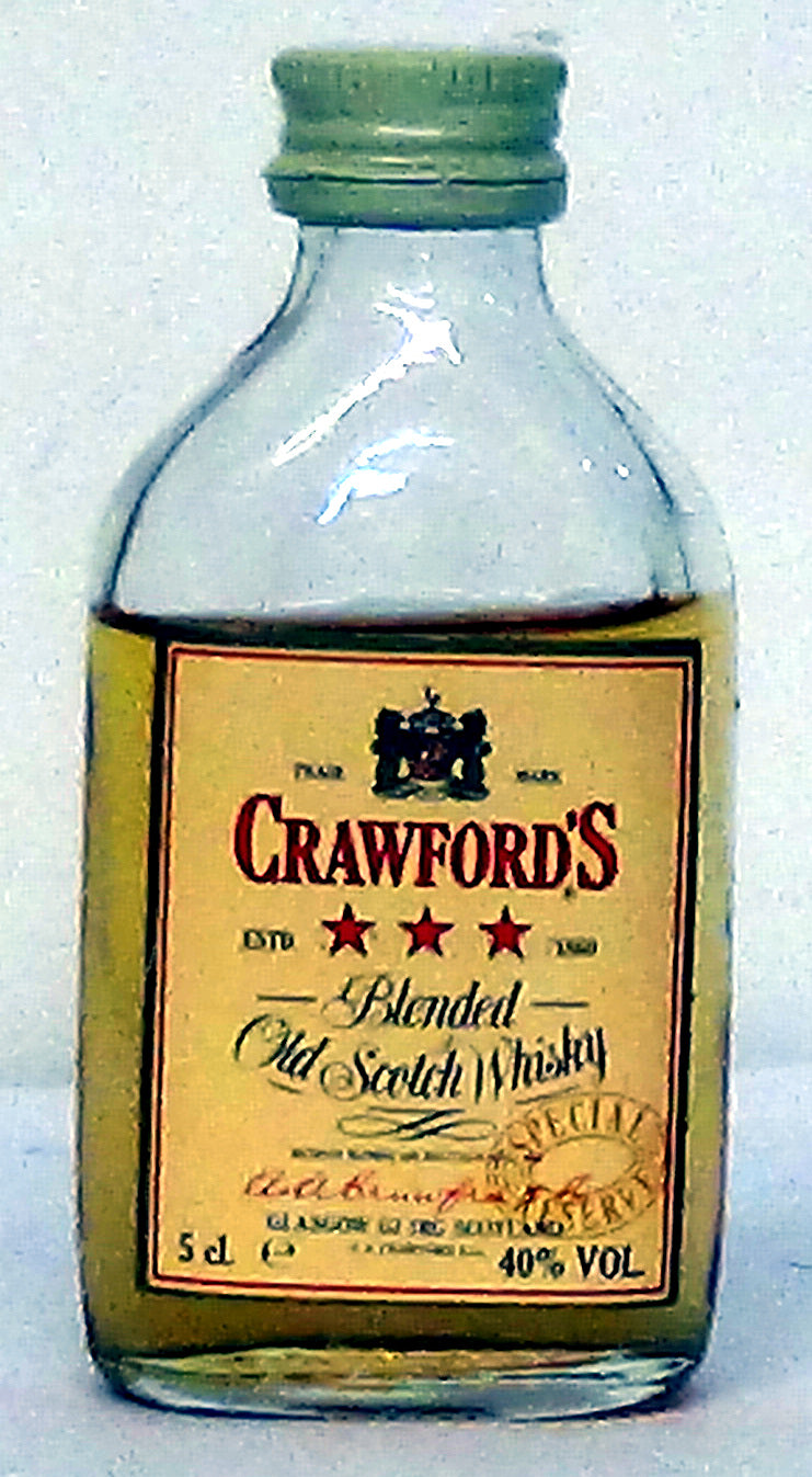 1970’s Crawford’s 3 Star Blended Scotch 4cl