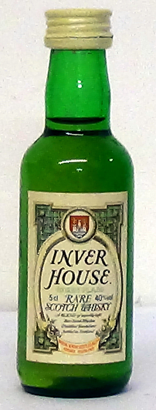 1970s Inver House Green Plaid 5cl £15