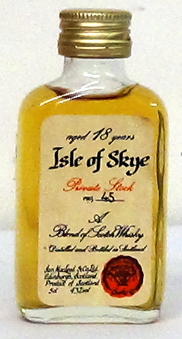 1970s Isle of Skye 18 Year Old Private Stock No. 45 Ian MacLeod