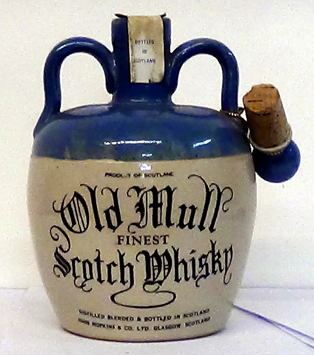 1970s Old Mull Finest Scotch in Ceramic Jug