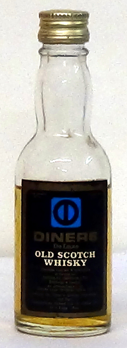 1980s Diners Club DeLuxe 12 Years Old - 75° Proof 4cl