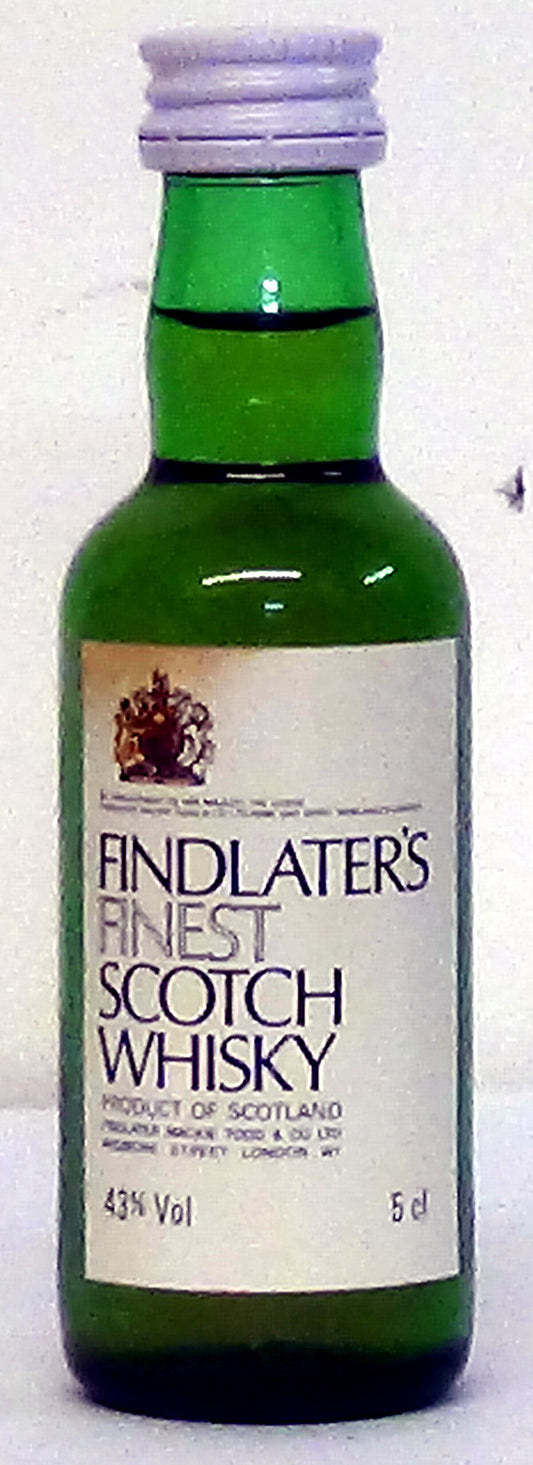 1980s Findlaters Finest Scotch 43% abv 5cl