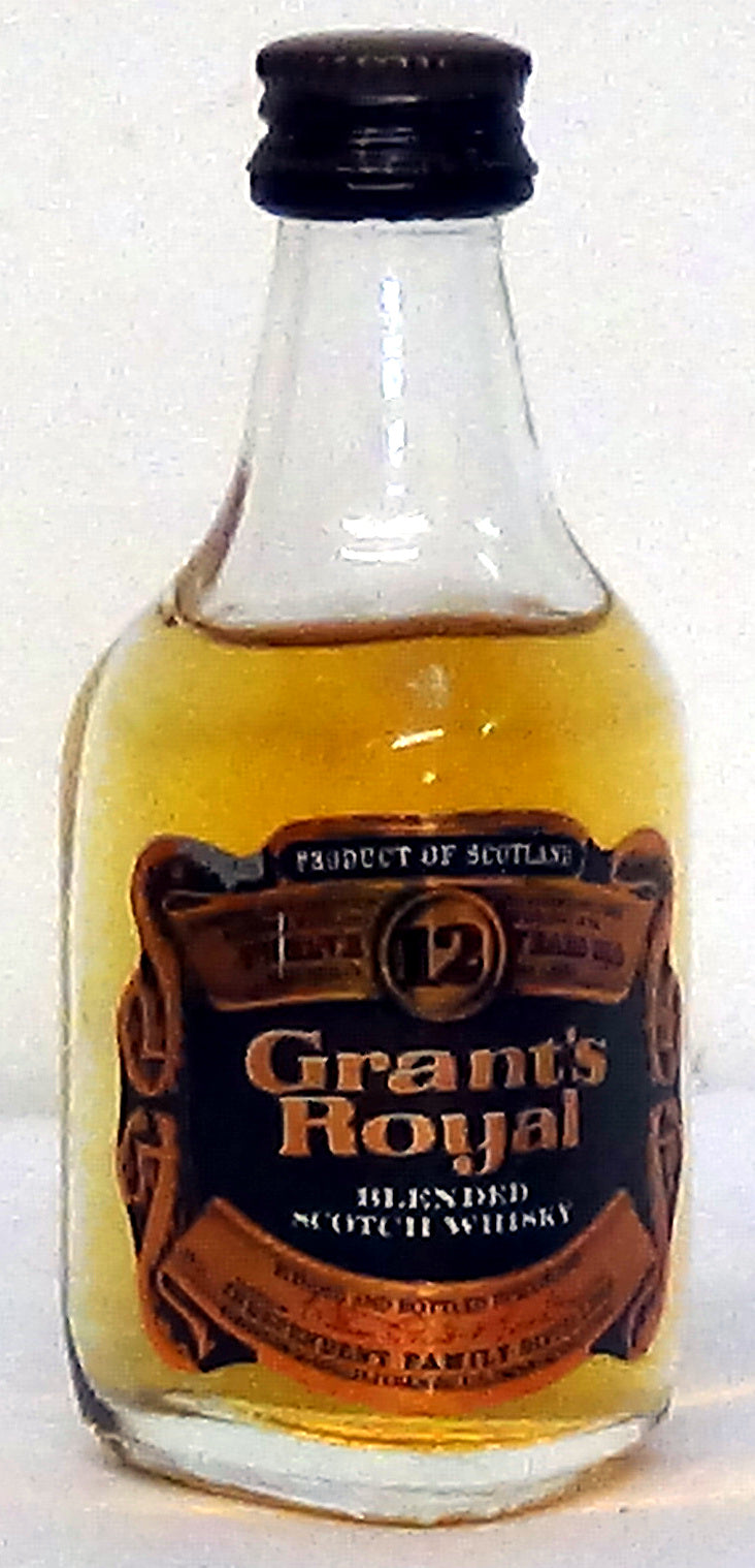 1980’s Grant’s Royal 12 year old 5cl £15