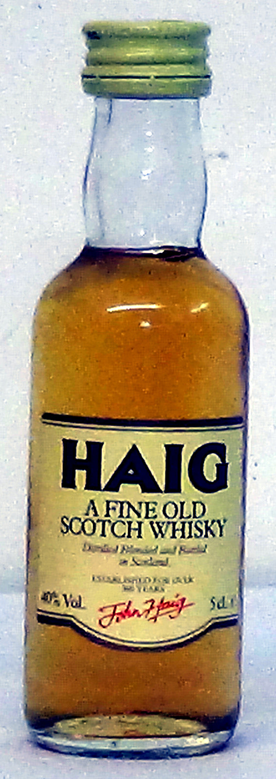 1980s Haig Fine Old Scotch Whisky