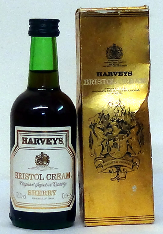 1980s Harveys Bristol cream sherry 10cl