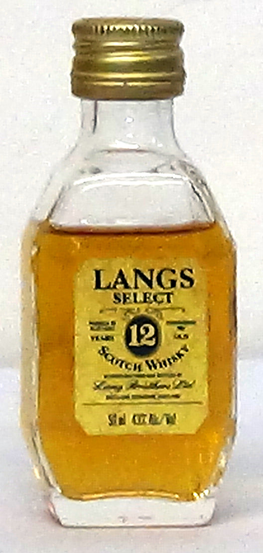 1980s Langs Select 12 Year Old 43% abv