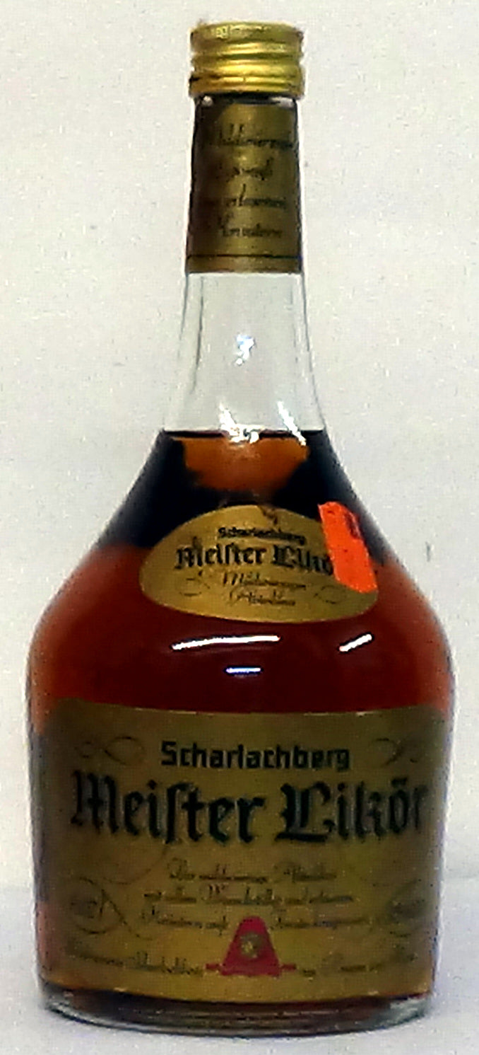 1980s Scharlachberg Meister Likör German Mildly Spicy Herbal Brandy Liqueur 35%abv