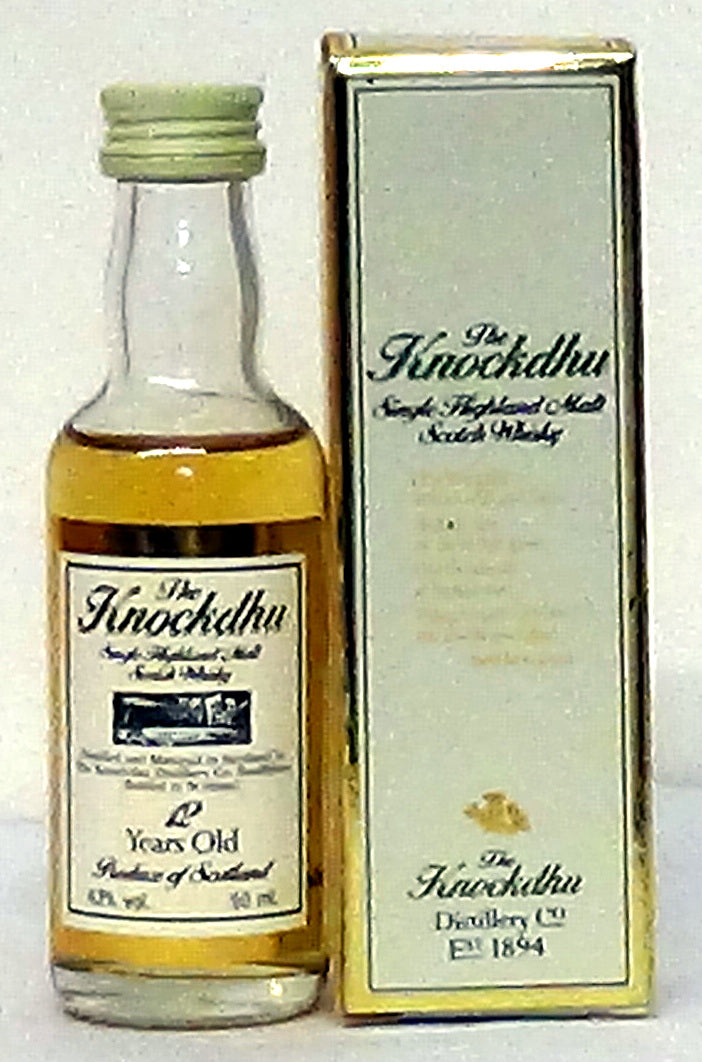 1980s The Knockdhu 12 Year Old 4cl £15