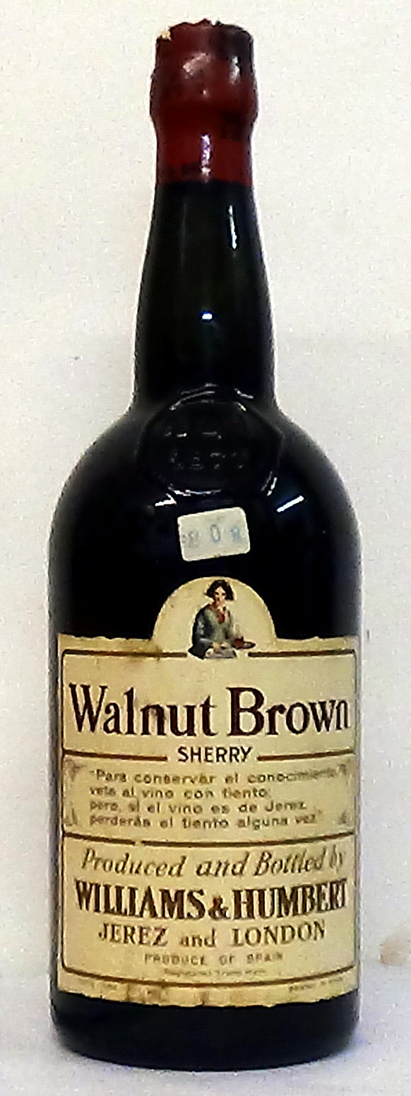 1980S Williams and Humbert Walnut Brown Sherry