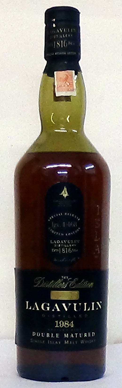 1984 Lagavulin Distillers Edition Bottled 2001 Double Matured VTS