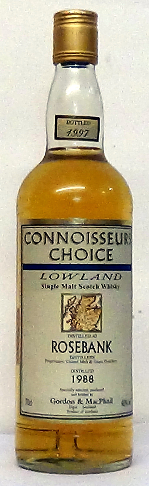 1988 Rosebank Bottled 1997 Gordon & MacPhail Connoisseurs Choice