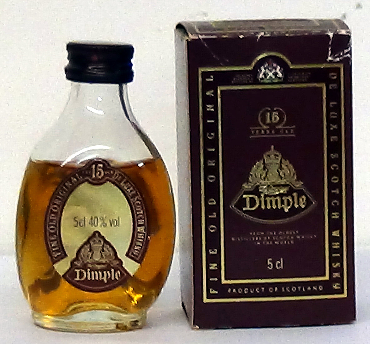 1990s Dimple 15 Old Fine Old original De Luxe