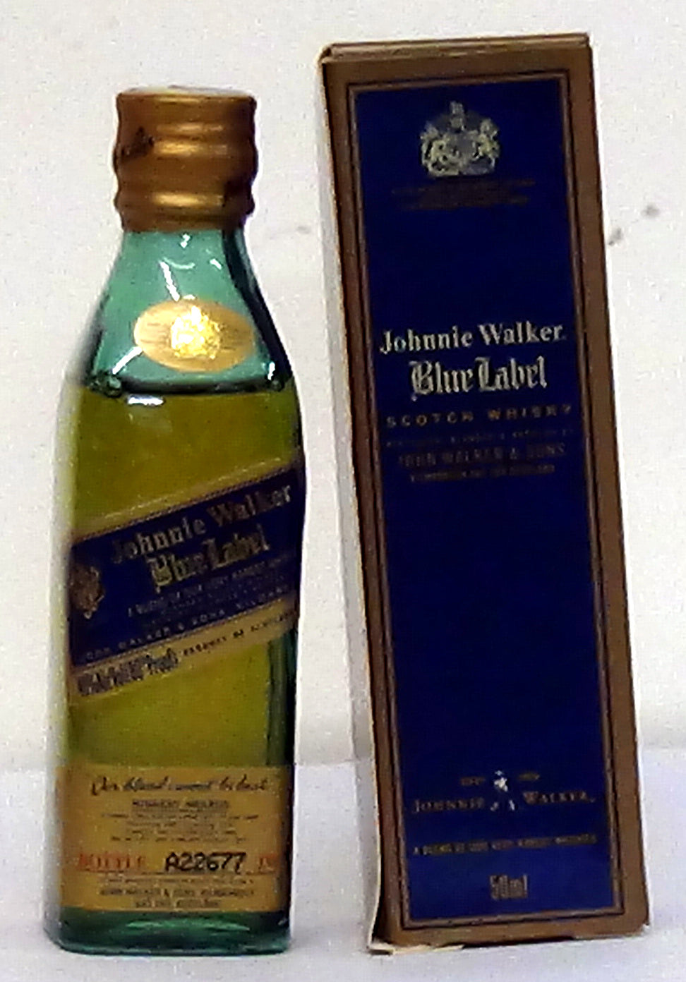 1990s Johnnie Walker Blue Label 5cl £20