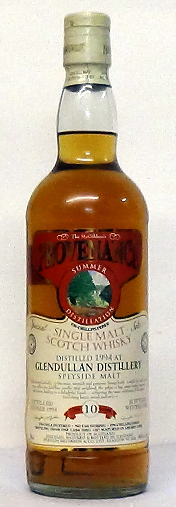 1994 Glendullan The McGibbon’s Provenance “ Summer Distillation” Over 10 Years 46% Vol