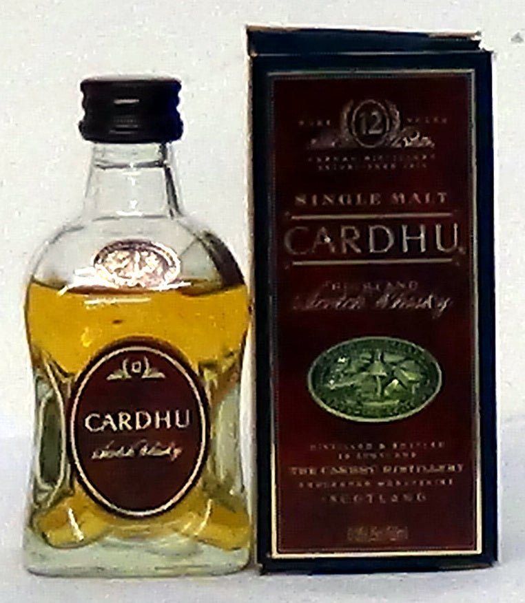 2000s Cardhu 12 Year Old Highland Single Malt 4cl £10