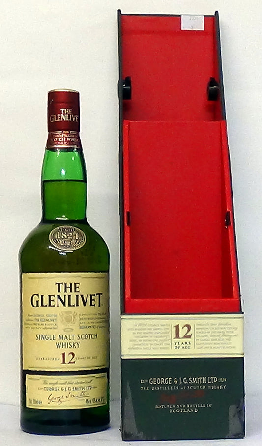 2010s The Glenlivet 12 Year Old In Split Locking Presentation Case