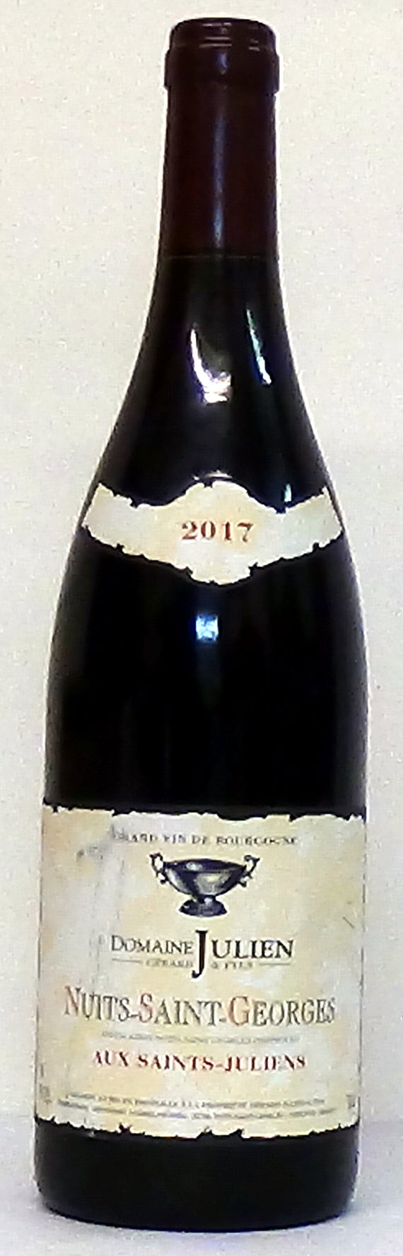 2017 Domaine Gerard Julien & Fils Nuits-Saint-Georges Aux Saints-Juliens, Cote de