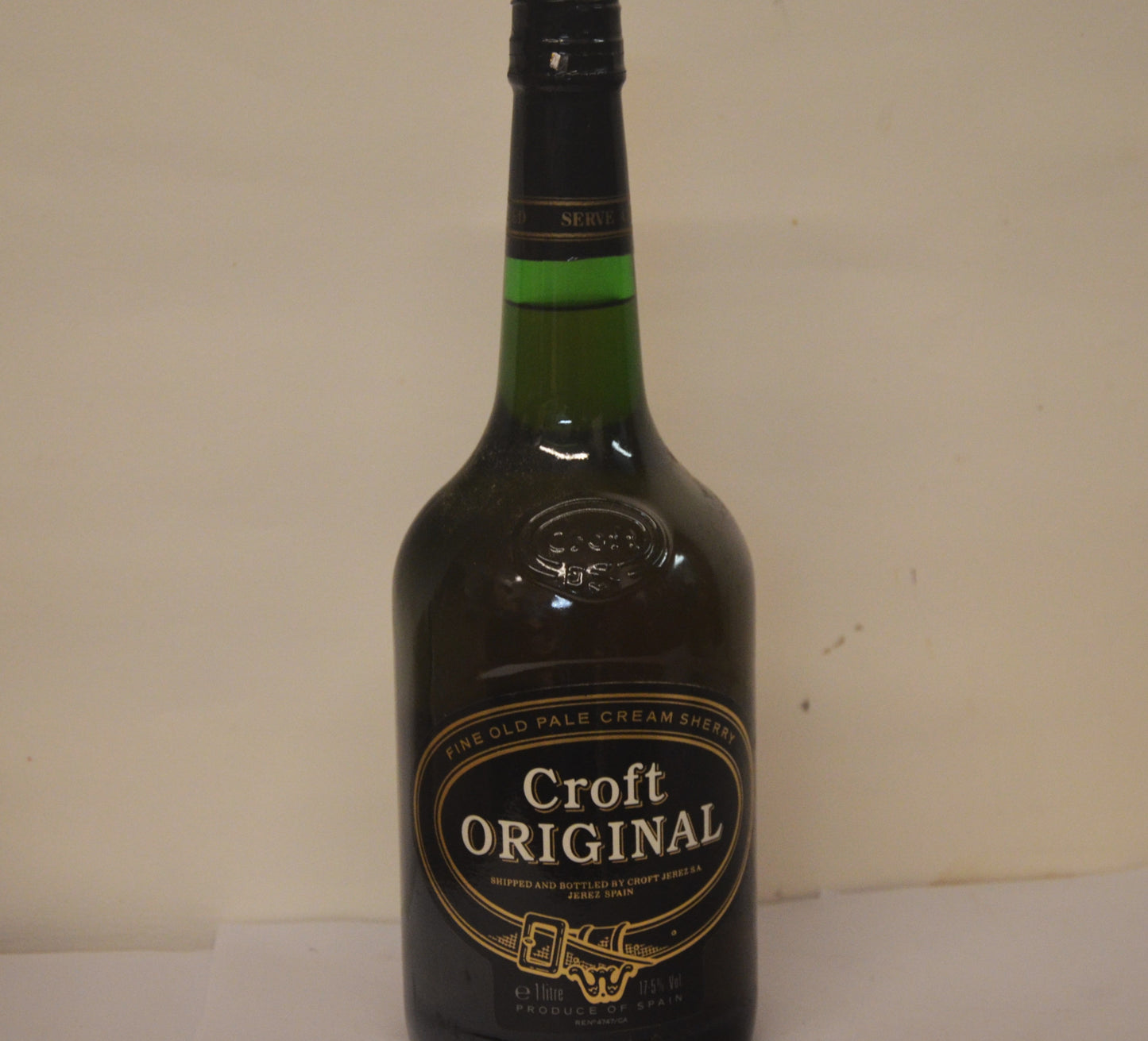 1970s Croft Original Fine Old Pale Cream Sherry 1 Litre