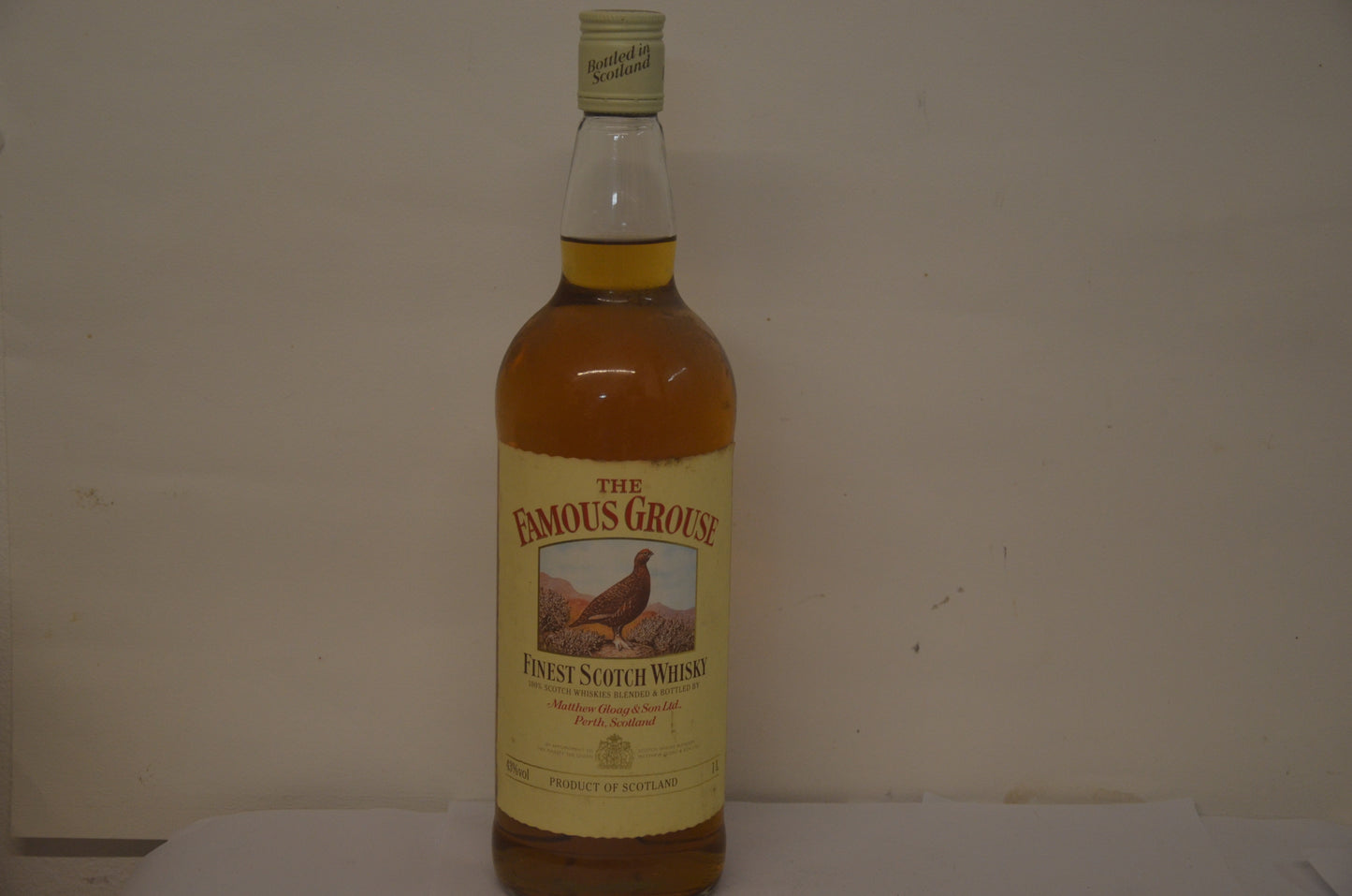 1980s The Famous Grouse 1 Litre 43% Abv