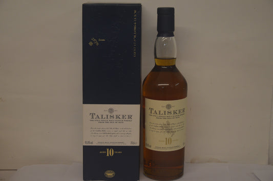 Talisker 10 year old  (45.8%, OB, +/- 2011)