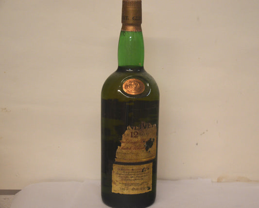 1990s The Glenlivet 12 year Old 1 Litre Very Poor Label Damage