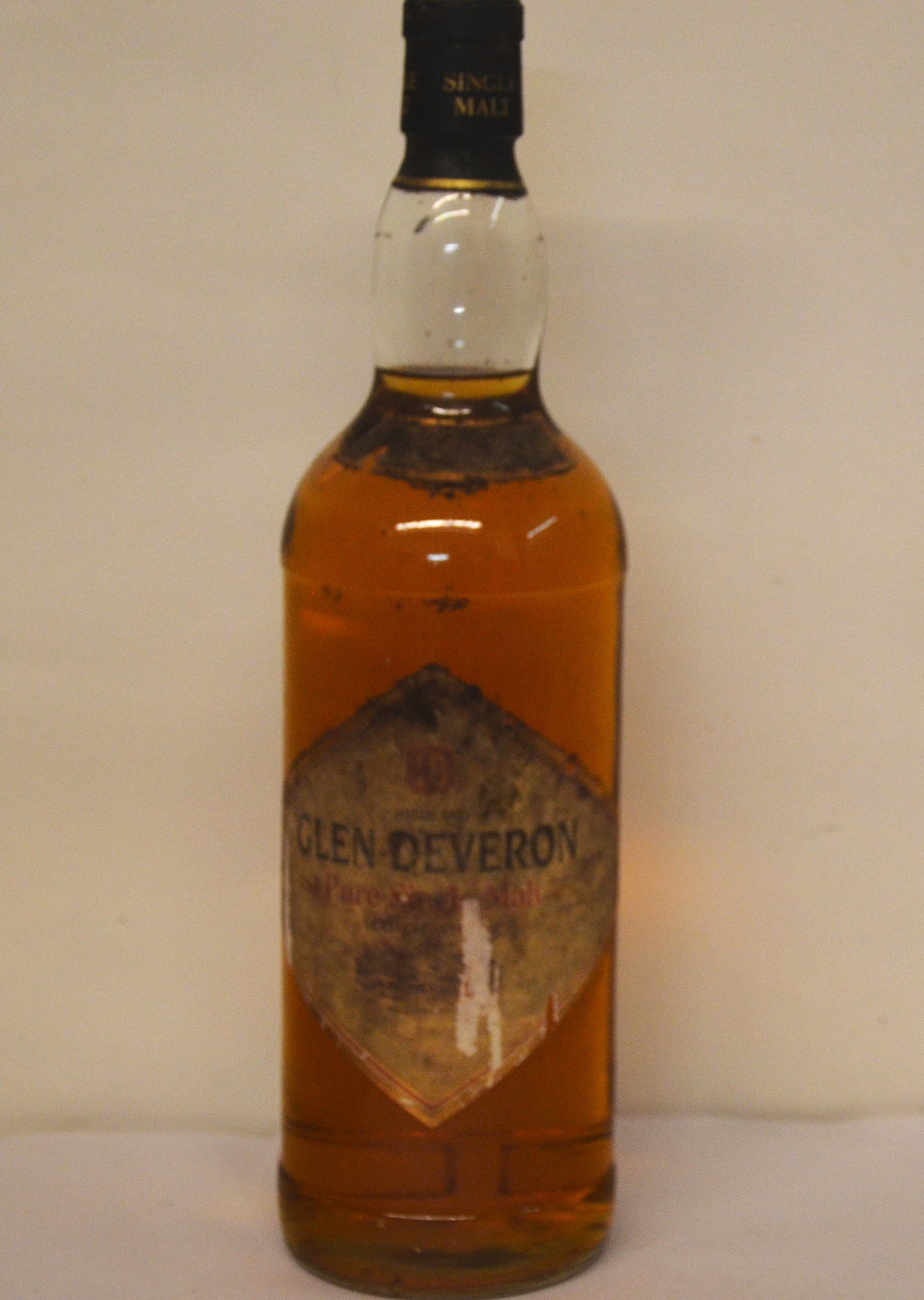 1988 Glen Deveron 10 year old highland malt 43% 1 Litre Label Damage