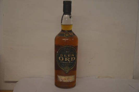 1990's The Glen Ord Single Malt 12 Years Old Highland Scotch Whisky 1 Litr