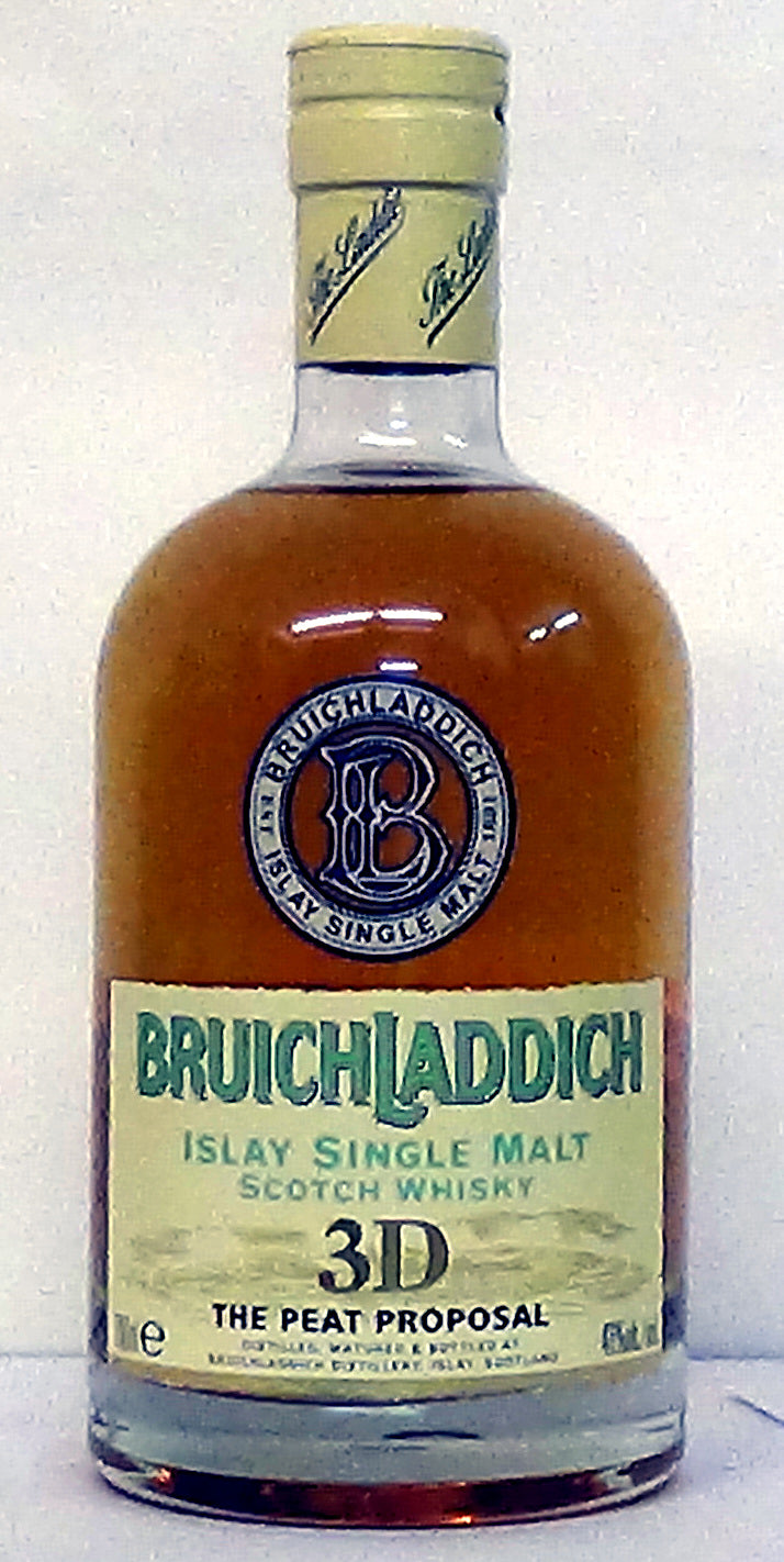 Bruichladdich 3D The Peat Proposal 46% alc/vol.