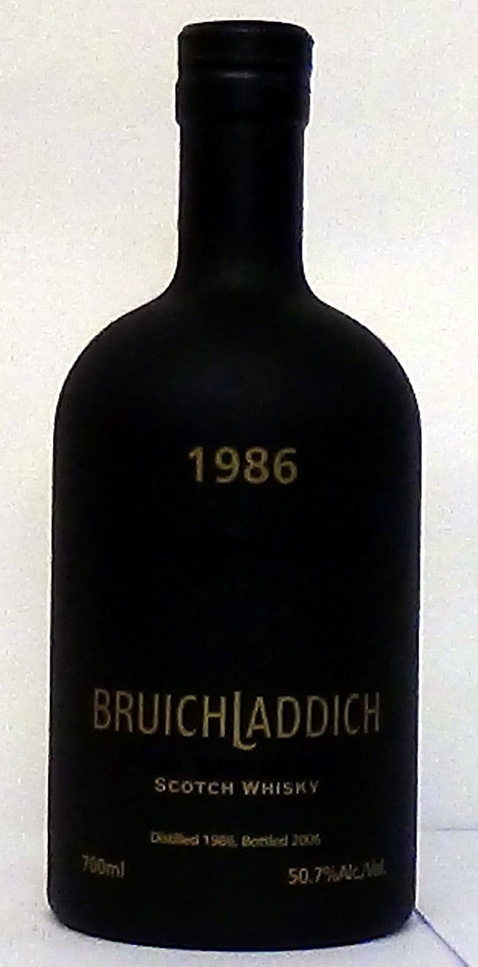 Bruichladdich Islay Single Malt Scotch Whisky 'Blacker Still', Cask Strength, Distilled 1986, Bottled 2006, 50.7% vol, 700ml, bottle 1250 of 2840.