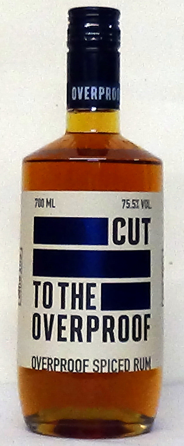 Cut to the Overproof Spiced Rum 75.5% Abv