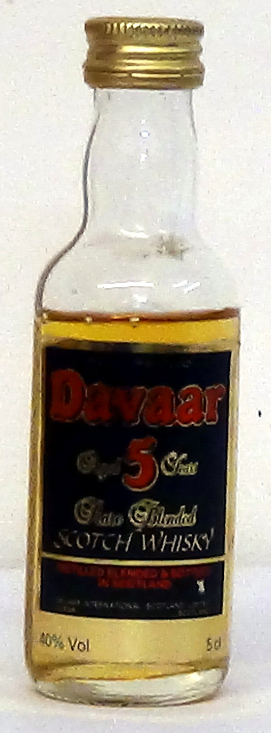 Davaar 5 Year Old Blended Scotch 4cl