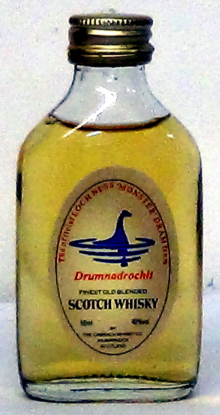 Drumnadrochit finest old blend whisky 5cl The Official Loch ness monster dram