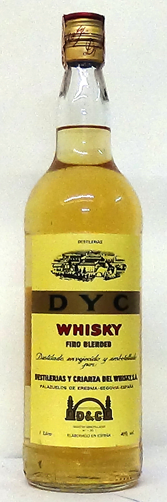 DYC Fino Blended Spanish Whisky, Segovia, Spain 1 Litre