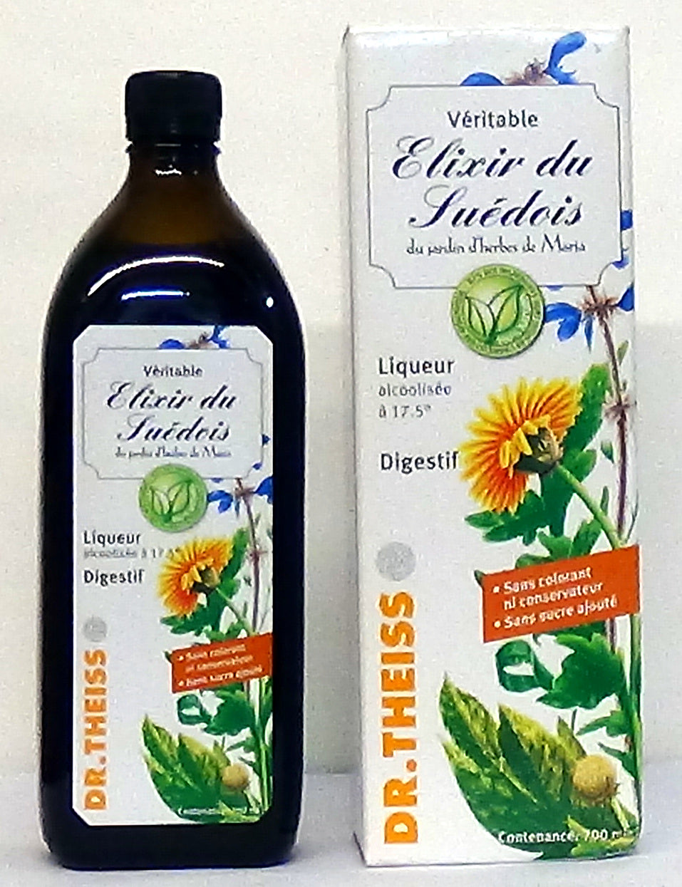 Elixir du Suedois du Jardin d' herbes de Maria From Maria's Herb Garden Genuine Organic Swedish Elixir 17.5 Abv