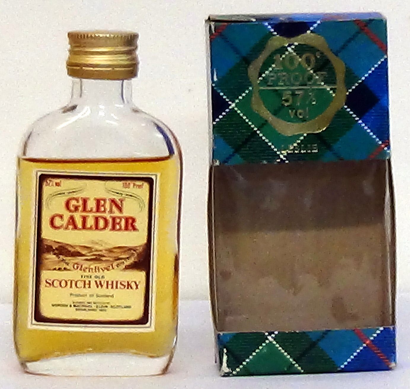 Glen Calder Glenlivet 57% 100 proof 5cl