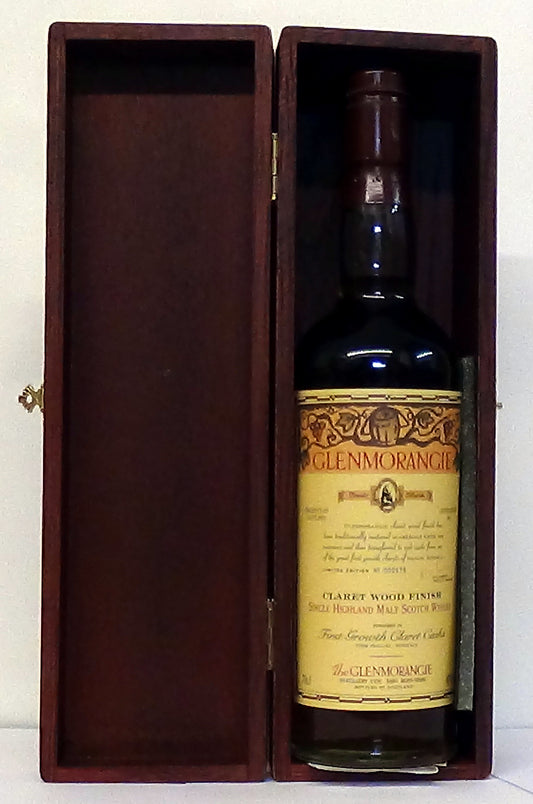 Glenmorangie Claret Wood Finish 'Finished in First Growth Claret Casks' Single Highland Malt Scotch Whisky, Limited Edition No 002575, 70cl, 43% vol, owc.