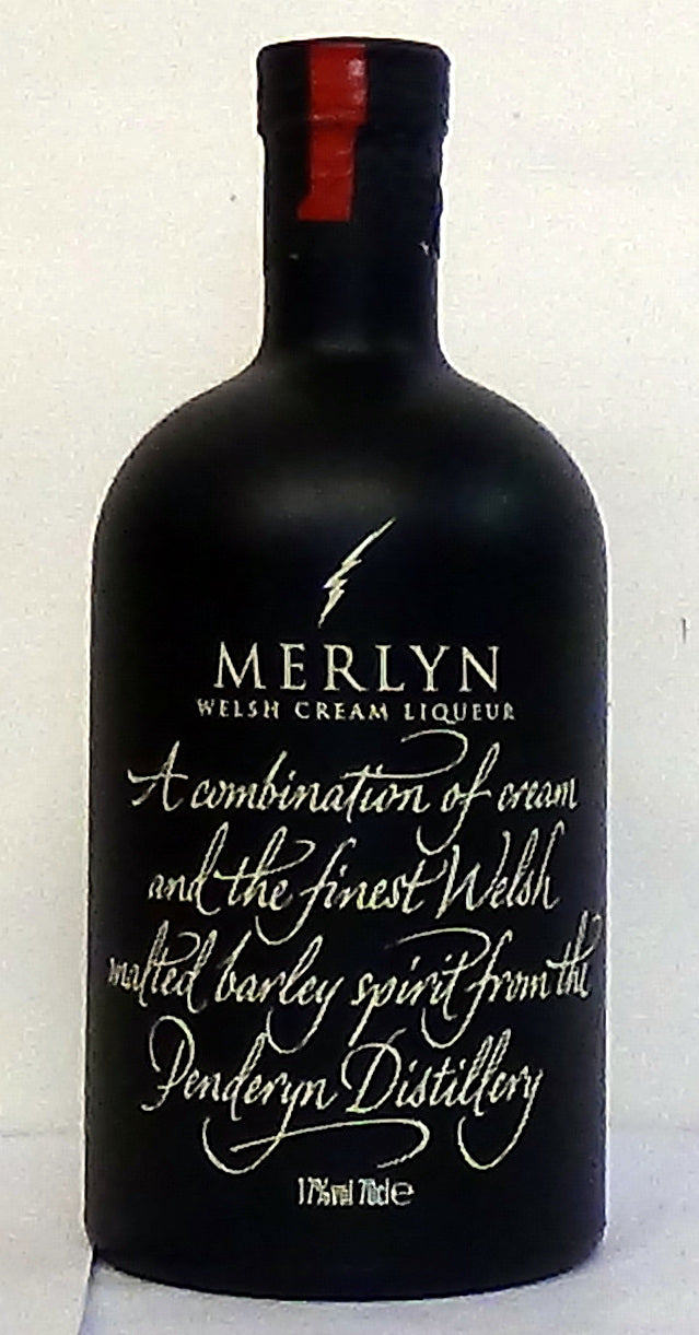 Penderyn Merlyn Malted Barley Spirit Welsh Cream Liqueur