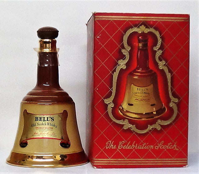 1989 Bell’s Scotch Whisky Decanter 70cl 1980s Bottling Bells Old Brown