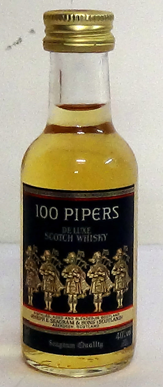 1970’s 100 Pipers Deluxe 5cl