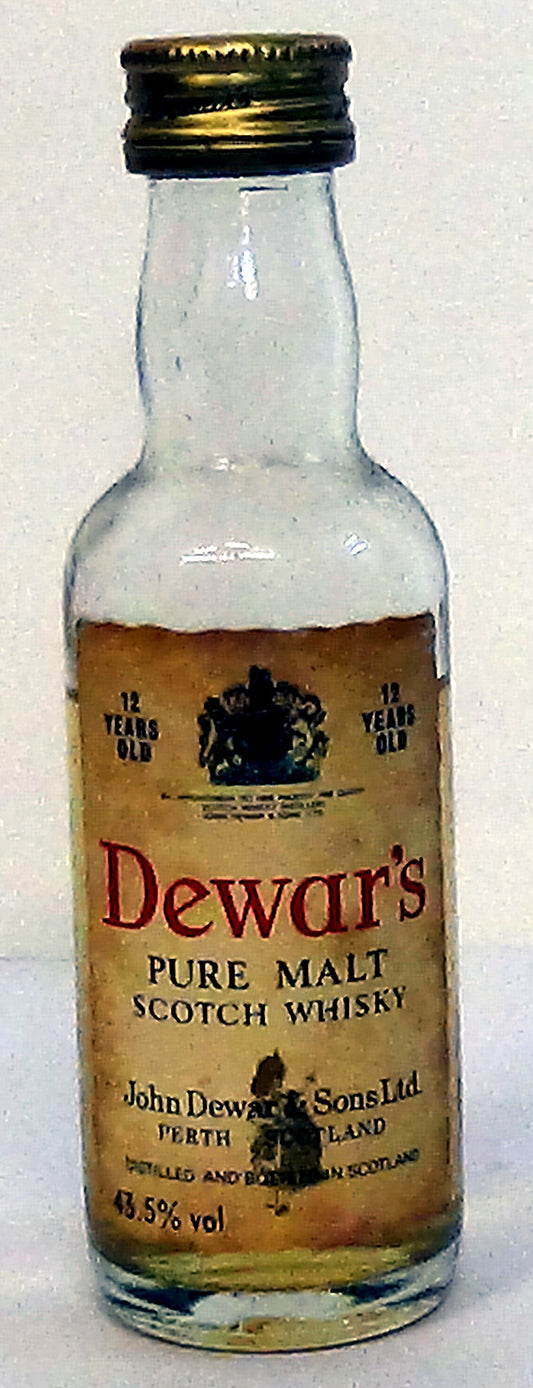 1970s Dewar’s 12 YO Pure Malt 3cl