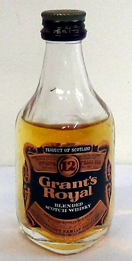 1980’s Grant’s Royal 12 year old 4cl