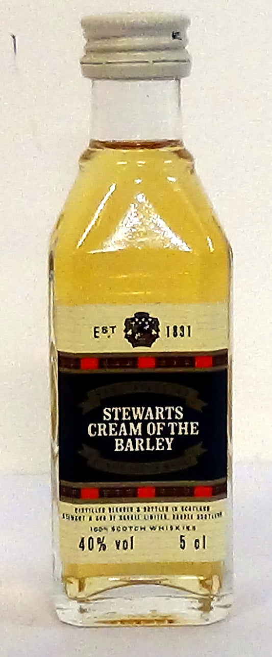 1980s Stewarts Cream Of The Barley 5cl