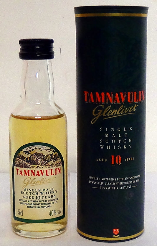 1980s Tamnavulin Glenlivet 10 Year Old 5cl