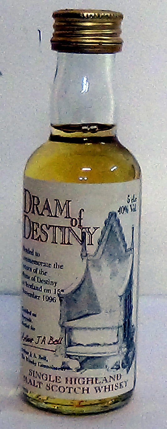 1996 Dram of Destiny Undisclosed Highland Malt 5cl