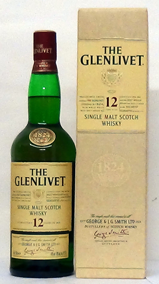 2000s The Glenlivet 12 Year Old - Scottish Whiskey - Whiskey - M&M Per