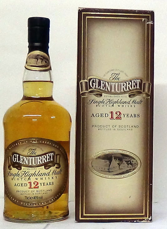 2000s The Glenturret 12 Year Old Highland Malt - Scottish Whiskey - Wh