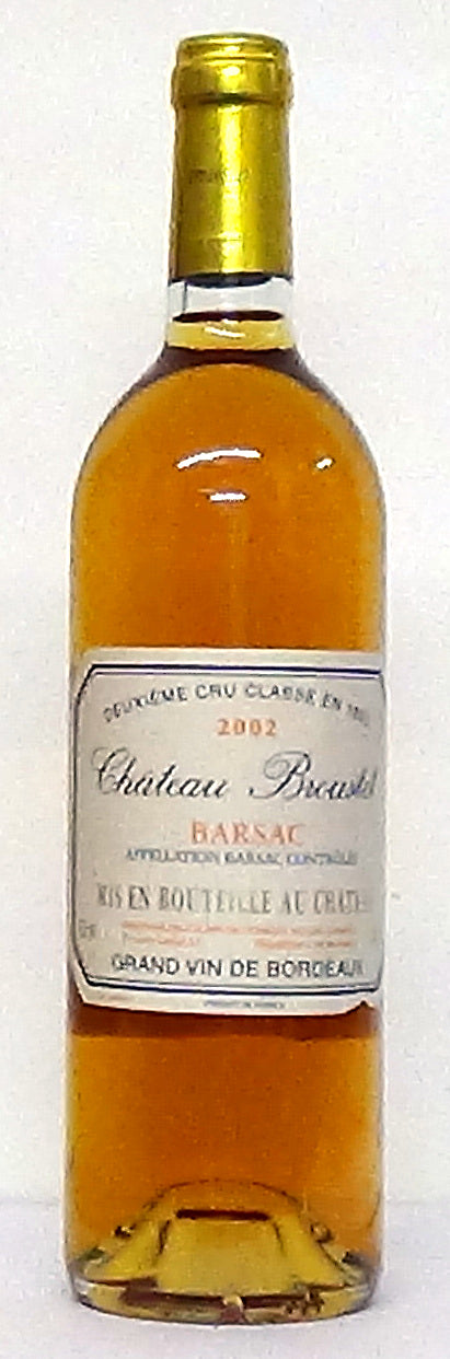 2002 Chateau Broustet 2nd Growth Grand Cru Classe Barsac France