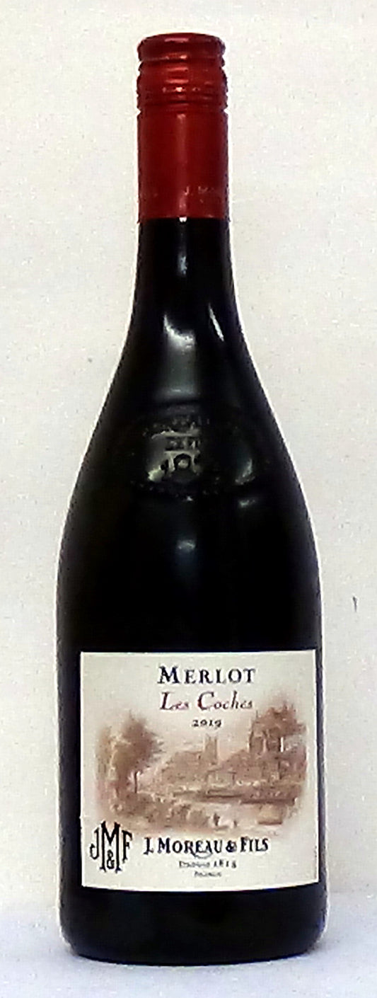 2019 Les Coches Merlot J Moreau France - M&M Personal Vintners Ltd